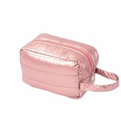 Kosmetiktasche Organizer Reise Make-up Tasche Tragbare Kulturbeutel Reise Kosmetiktasche für Frauen Mädchen, Pink M, 10*20*5cm, Kosmetiktasche von Plancholo