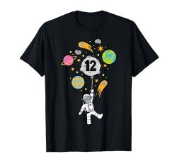 Astronaut 12 Jahre Raumfahrt Weltraum 12. Geburtstag Junge T-Shirt von Planet Astronauten Kindergeburtstag Geschenke