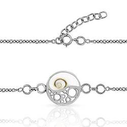 PLANETYS - 925 Sterling Silber Armband Yin Yang Auge des Heilige Lucie - Santa Lucia - Oeil de Sainte Lucie - Shiva Eye von Planetys