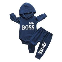 Baby Kleidung Set Baby Boys Hoodie Kleidung Long Sleeve Letter Print Top + Pants von Planooar