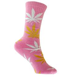 Plantlife® Socken Hanf Socks in universeller Größe, Unisex - Farbe: pink/bunt von Plantlife Deutschland