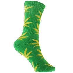 Plantlife Socken "Hanf" Socks in universeller Größe, Unisex (grün/gelb) von Plantlife Deutschland