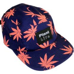 Plantlife Cap Kappe Hanf Farbe blau/orange von Plantlife