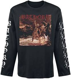 Bathory Hammerheart Männer Langarmshirt schwarz XXL 100% Baumwolle Band-Merch, Bands von Plastic Head