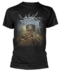 Plastic Head Cattle Decapitation 'The Harvest Floor' (Black) T-Shirt (X-Large) von Plastic Head