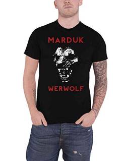 Marduk Werewolf Männer T-Shirt schwarz XL 100% Baumwolle Band-Merch, Bands von Plastichead