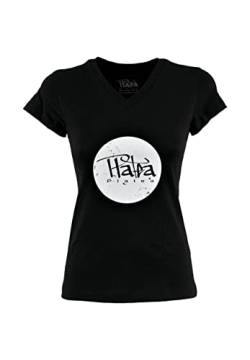Platea T-Shirt Broke für Damen in Schwarz Gr. L von Platea