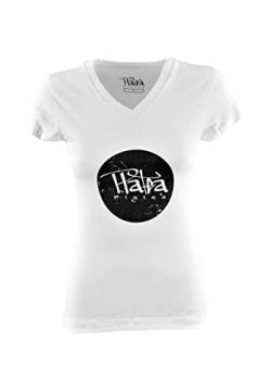 Platea T-Shirt Broke für Damen in Weiß Gr. L von Platea