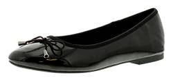 Platino Bretagne 2 Damen Synthetisches Material Ballerinas Schuhe Schwarz - Schwarz, 42 von Platino