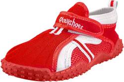 Playshoes Jungen Unisex Kinder Aqua-Schuhe Sportiv, Rot Rot 8, 32/33 EU von Playshoes