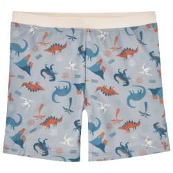 Playshoes - Kid's UV-Schutz Badeshorts Dino Allover - Badehose Gr 110/116;122/128;74/80;86/92;98/104 grau von Playshoes