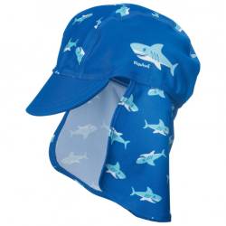 Playshoes - Kid's UV-Schutz Mütze Hai - Cap Gr 53 cm blau von Playshoes