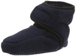 Playshoes Krabbelschuhe für Mädchen und Jungen mit rutschhemmender Noppen-Sohle, Marine, 18/19 EU von Playshoes