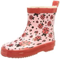 Playshoes Mädchen Gummistiefel Marienkã£â£ã¢â£ã£â¢ã¢â¤fer Nieder Schlupfstiefel, Rosa, 24 EU von Playshoes