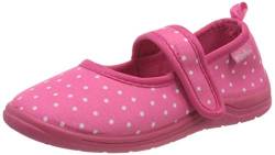 Playshoes Punkte, Unisex-Kinder Niedrige Hausschuhe, Pink (pink 18), 18/19 EU (2/3 Child UK) von Playshoes