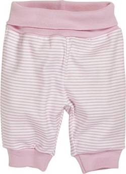 Playshoes Sweat-Hose Jogginghose Unisex Kinder,Rosa Ringel,44 von Playshoes