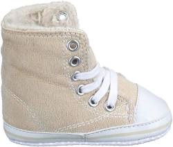 Playshoes Unisex Baby Krabbelschuhe, Beige von Playshoes