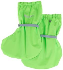 Playshoes Unisex Baby Regenvoeten met fleecevoering Gummistiefel, Neongrün, Small EU von Playshoes