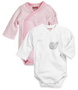 Playshoes Unisex Baby Wickel-body 1/1-arm 2er Pack Wal 809503, 14 - Rosa, 44 von Playshoes