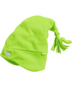 Playshoes Unisex Kinder Fleece-Mütze Wintermütze, Zipfelmütze grün, 51cm von Playshoes