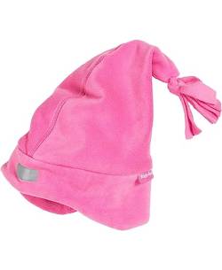 Playshoes Unisex Kinder Fleece-Mütze Wintermütze, Zipfelmütze pink, 49cm von Playshoes