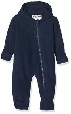 Playshoes Unisex Kinder Fleece-Overall Jumpsuit, dunkelblau, 80 von Playshoes