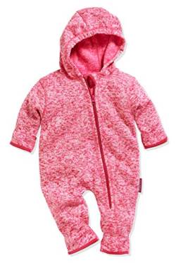 Playshoes Unisex Kinder Fleece-Overall Jumpsuit, pink Strickfleece, 92 von Playshoes