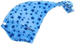 Playshoes Unisex Kinder Fleece-Zipfelmütze Sterne 422055, 7 - Blau, 51 von Playshoes