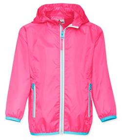 Playshoes Unisex Kinder Funktions-Jacke Regenmantel Regenbekleidung Faltbare Regen-jacke Rosa 152 von Playshoes