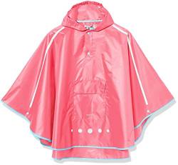 Playshoes Unisex Kinder Regen-Poncho Faltbar Regenjacke Regenmantel Regenbekleidung, pink, M von Playshoes