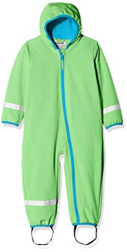 Playshoes Unisex Kinder Softshell-Overall Fleece Gefüttert Outdoor-Jumpsuit, grün, 68 von Playshoes