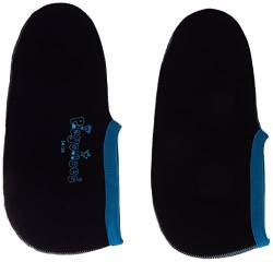 Playshoes Unisex Kinder Stiefel-Socke Füßling, Blau Marine Hellblau, 34/35 EU von Playshoes