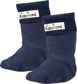 Playshoes Unisex Kinder Stiefel-Socke Füßling, marine, 24/25 EU von Playshoes