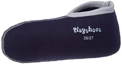 Playshoes Unisex Kinder Stiefel-Socken Gummistiefelsocken, Marine/grau, 30/31 EU von Playshoes