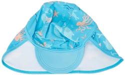 Playshoes Unisex Kinder UV-Schutz Mütze Badekappe Kopfbedeckung, Meerestiere, 49cm von Playshoes
