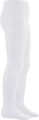 Playshoes Unisex Kinder Uni Strumpfhose 499001, 1 - Weiß, 110-116 von Playshoes