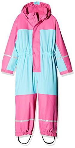 Playshoes Warmer Wasserdichter Matschanzug Regenbekleidung Unisex Kinder,türkis Overall,104 von Playshoes