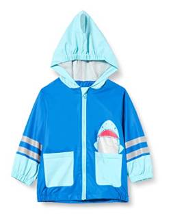 Playshoes Wind- und wasserdicht Regenmantel Regenbekleidung Unisex Kinder,Hai,80 von Playshoes