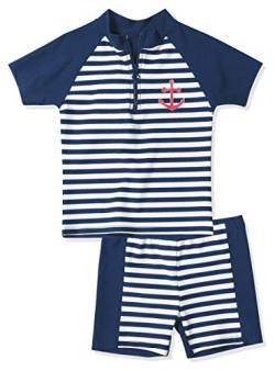 Playshoes zweiteilig Schwimmshirt Badeshorts Badebekleidung Unisex Kinder,Maritim,110-116 von Playshoes