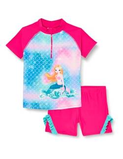 Playshoes zweiteilig Schwimmshirt Badeshorts Badebekleidung Unisex Kinder,Meerjungfrau,74-80 von Playshoes