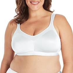 Playtex Damen 18 Stunden Active Lifestyle Full Coverage BH #4159, Weiss/opulenter Garten, 85DD von Playtex