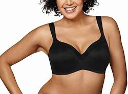 Playtex Damen Secrets Balconette Underwire BH, schwarz, 105E von Playtex