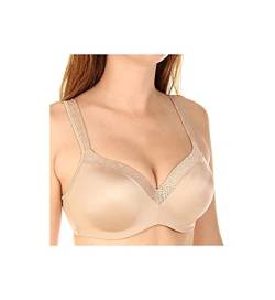 Playtex Damen Secrets Bügel-Balkonette-T-Shirt volle Figuren, Us4823 BH, Hautfarben, 90C von Playtex