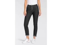 5-Pocket-Jeans PLEASE JEANS Gr. L (40), N-Gr, schwarz (black, grey) Damen Jeans Röhrenjeans von Please Jeans