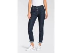 5-Pocket-Jeans PLEASE JEANS Gr. XL (42), N-Gr, blau (dk blau) Damen Jeans Röhrenjeans von Please Jeans