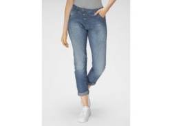 Boyfriend-Jeans PLEASE JEANS "P 78A" Gr. L/42, N-Gr, blau (1670, blu denim) Damen Jeans Weite von Please Jeans