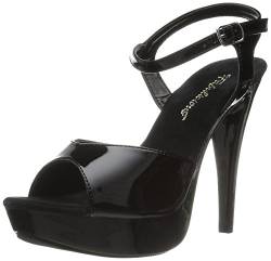 Fabulicious Damen COCKTAIL-509 Offene Sandalen, Schwarz (Blk/Blk), 41 EU von Pleaser