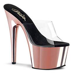 Pleaser ADORE-701 CLR/Rose Gold Chrome UK 8 (EU 41) von Pleaser