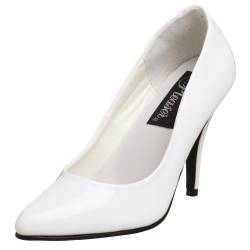 Pleaser vanity-420, Design schwarzer Schuh Damen, weiß - Blanco(Lack Weiß) - Größe: 40 EU von Pleaser