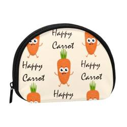 Mini-Geldbörse mit Aufschrift "Happy Fathers Day" von Son, Geldbörse, Reißverschluss, Geldbeutel für Damen, Mädchen, Kinder, Happy Carrot, Einheitsgröße, Münztasche von Pmnnerefaq